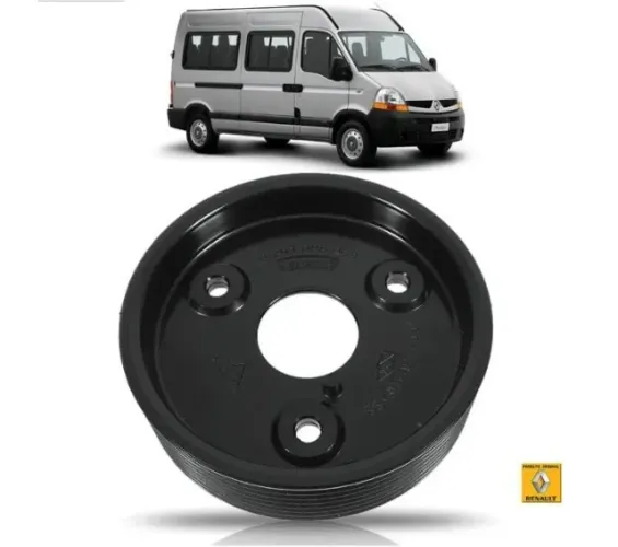 polia da direção hidráulica (7PK) original renault master 2.5 2013