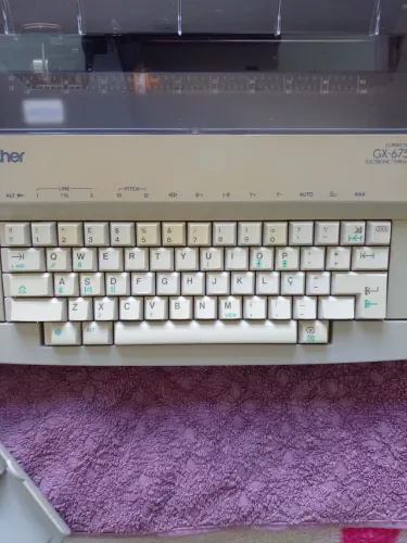 Máquina escrever brother p colecionador 
