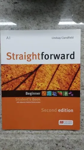Livros Straightforward Student's book and Workbook, ótimo estado.
