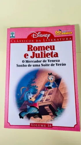 Clássicos Da Literatura Disney Volume 38 Romeu E Julieta Ed Abril (2011) Item Colecionador