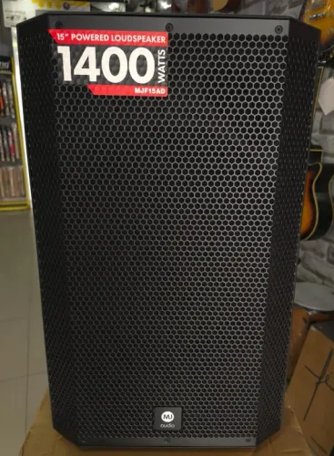 Caixa Mj áudio MJF15ad Coaxial 1400w/700wrms 10x R$ 379,90