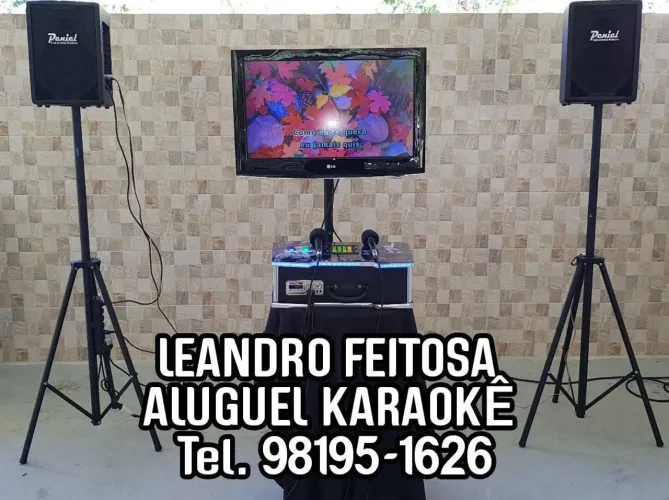 Karaokê aluguel.