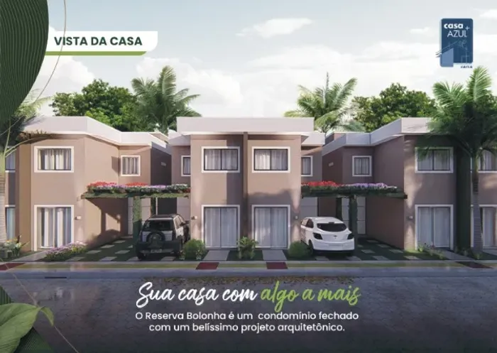 Reserva Bolonha, Casa Dupex em Condomínio Fechado, 2 quartos com suíte, Ananindeua PA.