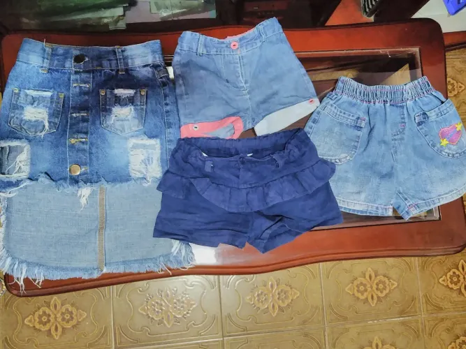 Shorts e Saias Jeans - Diversos Modelos e Tamanhos