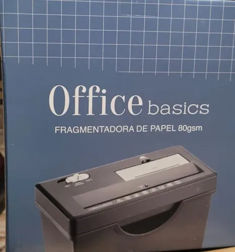 Fragmentadora de Papel Office Basics 80gsm