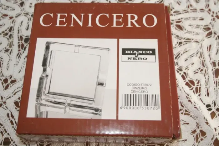 Cinzeiros em cristal