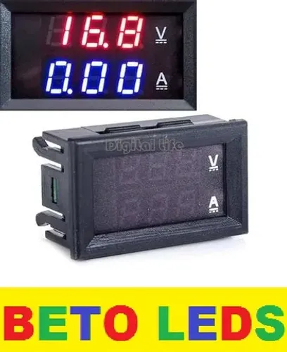 Voltimetro Amperimetro Digital Ate 100v