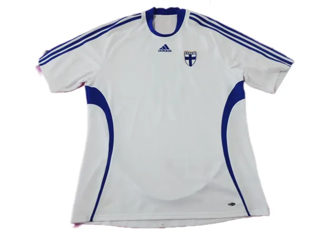 Camisa de Futebol Adidas Seleção Finlândia 2009/10