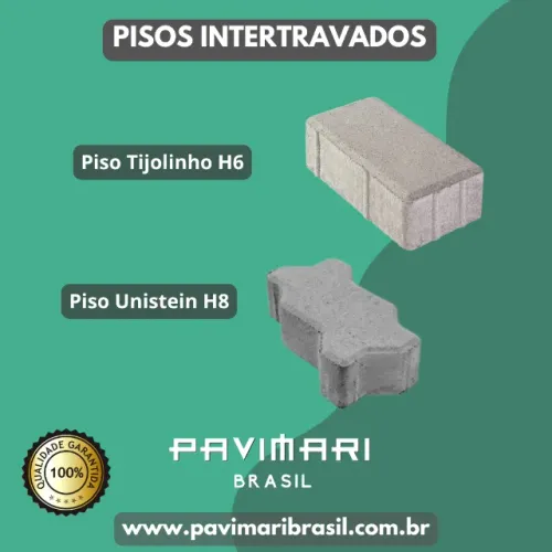 Piso Intertravado Tijolinho