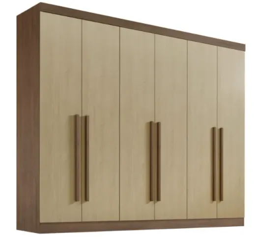roupeiro da vinci plus 6 portas