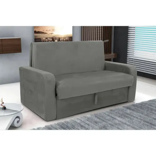 Sofá Cama Daiane com Baú  - Entrega Rápida 