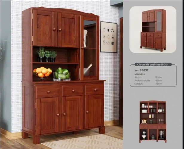 Armário de madeira entrego grátis 1550 armário novo 