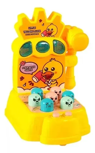 Brinquedo Martelo Bate e Volta - Pato Amarelo