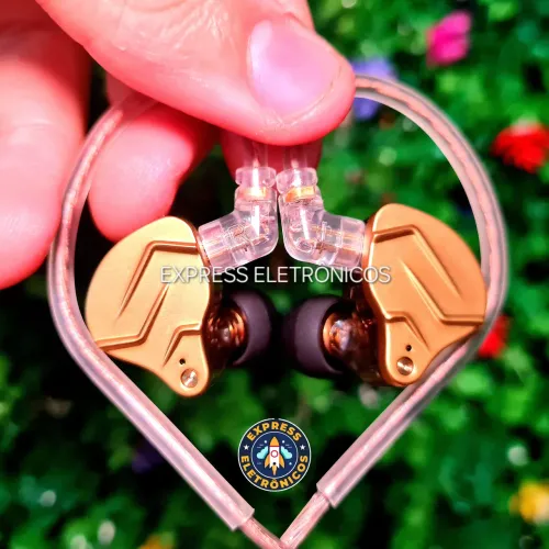 FONE PROFISSIONAL KZ ZSN PRO X GOLD ORIGINAL NOVO