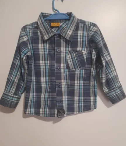 Camisa xadrez infantil