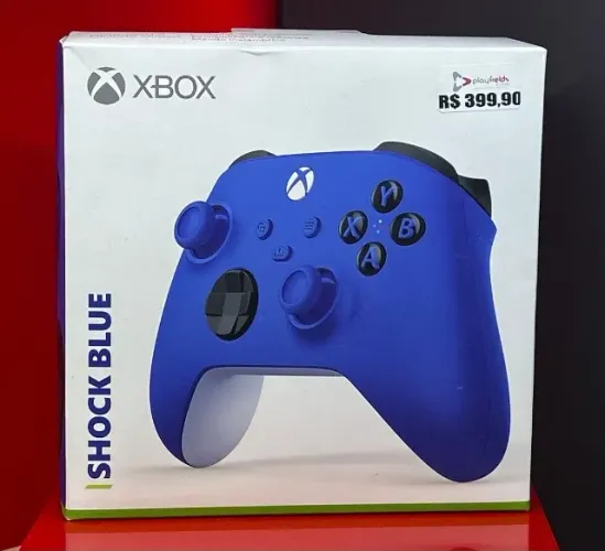 Microsoft Xbox Controle Series X/S - Shock Blue - Produto Novo Com Garantia da Loja