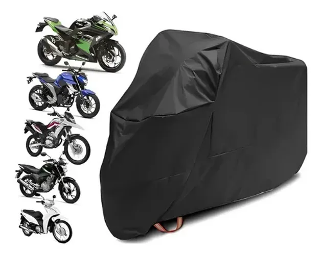 Capa Pra Cobrir Moto Em Couro Sintético 100% Imperméavel