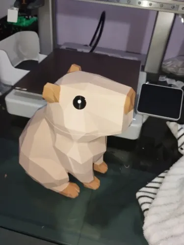 Escultura 3D de capivara para Decoração