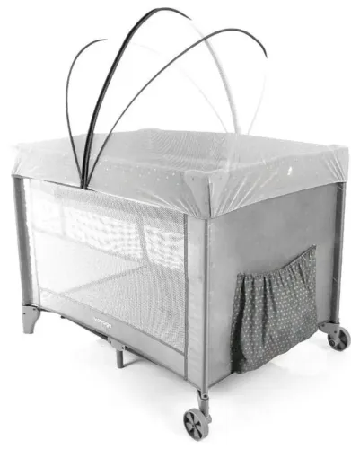 Berço Portátil com Mosquiteiro - Conforto e Segurança