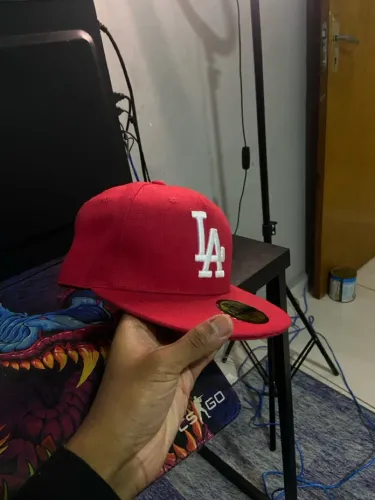 Boné New Era LA Dodgers Vermelho