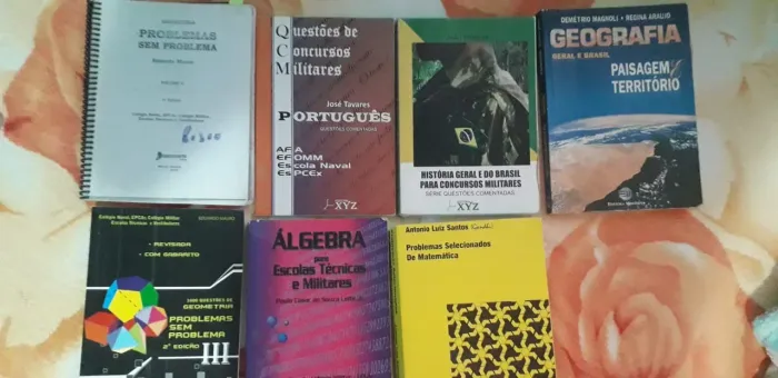 Livros para Concursos Militares - Diversos Assuntos