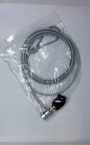 Trava de Aço com Chave - Segurança Máxima para o Seu Notebook 