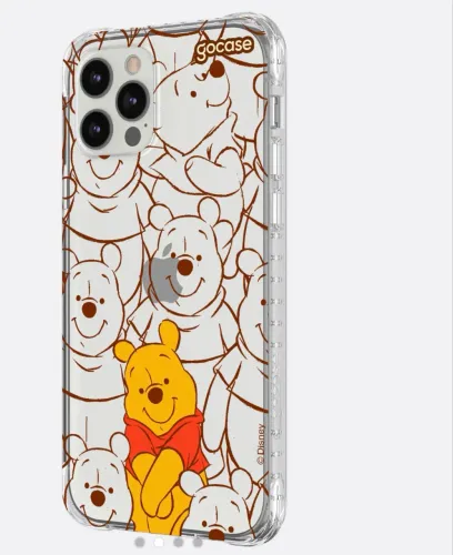 Capinha Gocase IPhone 12 Pro Ursinho Pooh - Pooh entre Rabiscos