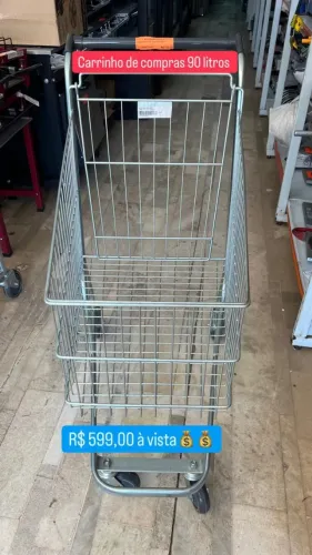 CARRINHO DE COMPRAS 90 LITROS