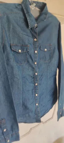Camisa estilo Jeans Feminina