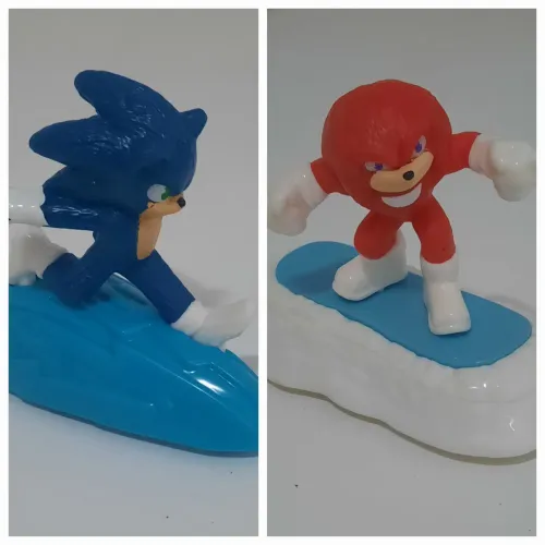 Action Figures Sonic e Knuckles