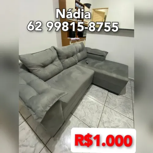 Sofá com braço rei