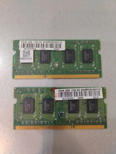 Memória 2GB DDR3 1066 SODIMM