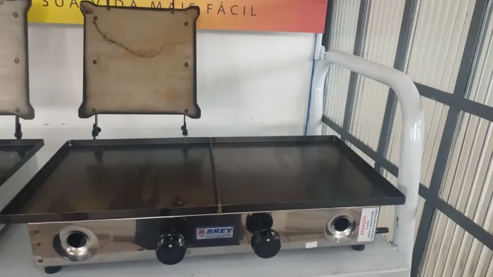 Chapa para lanches - Brey -2 queimadores