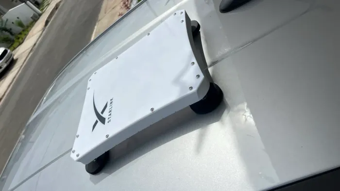 Case/Suporte de Teto Starlink Mini - Super Premium Branca