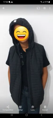 Lindo colete bobojaco tamanho 14 anos