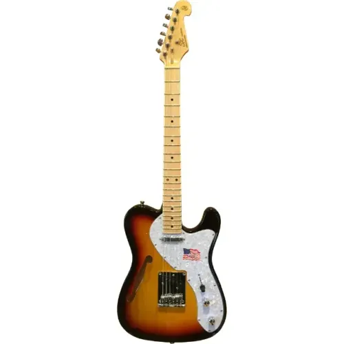 Guitarra SX TL Vintage Hollow Body ASH 3TS STLH