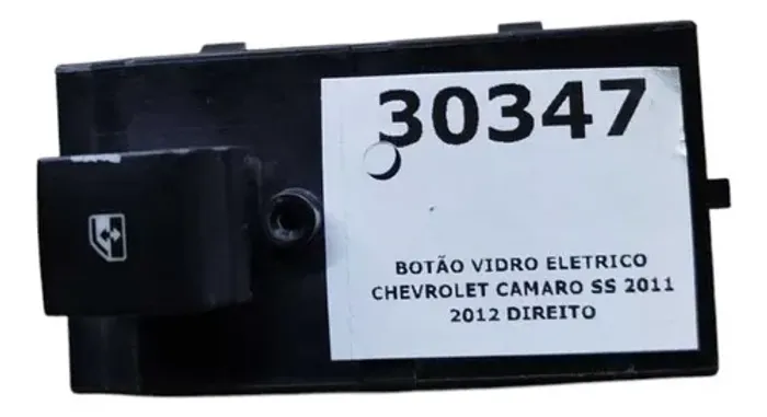 Botão Vidro Eletrico Chevrolet Camaro Ss 2011 2012 Direito