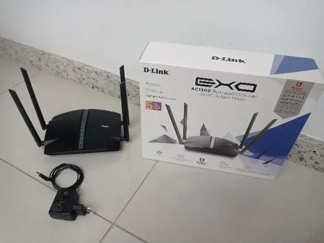 Roteador D-Link Dir-1360 Exo Smart Mesh Ac1300 Wi-fi - Semi Novo