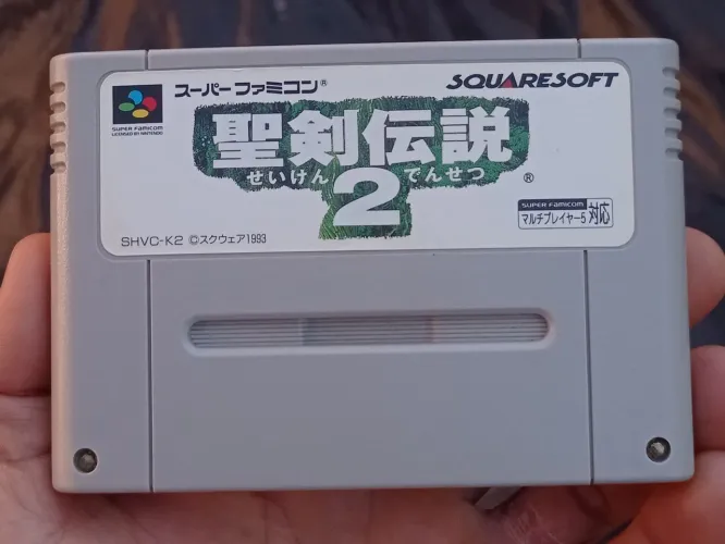 Secret of Mana 2 - Super Nintendo fita cartucho jogo