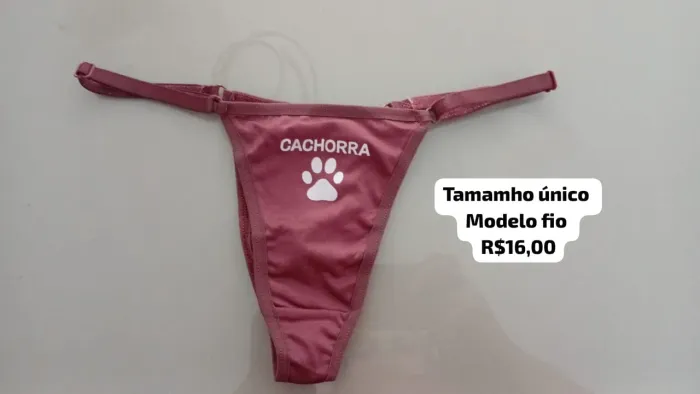Calcinha modelo fio