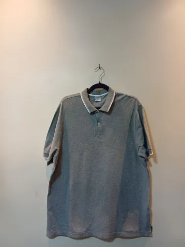 Camisa Polo Highstil cinza semi-nova,  tam.G