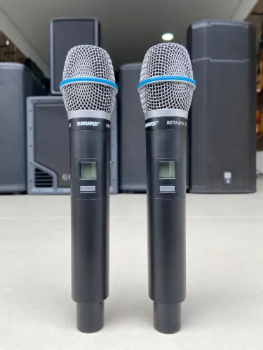 Microfone Shure GLX D4 Sem Fio Duplo   