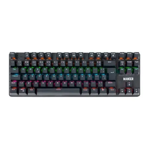 Teclado Mecanico Mancer Shade MK3, Rainbow, Switch Huano Vermelho, Novo, Lacrado