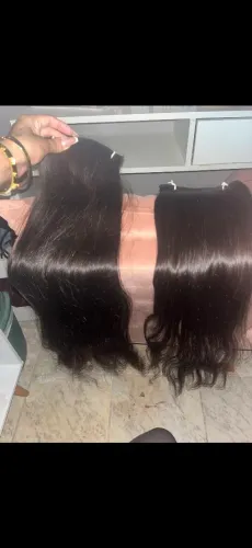 Cabelo humano 2 telas de 65cm telado em 200g