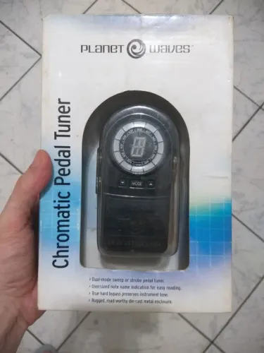 Pedal Afinador Cromático PWCT-04 Planet Waves / D'addario - Muito conservado