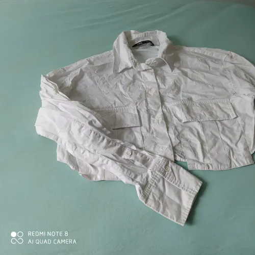 Lindo cropped de manga longa, Zara, comprado na Europa!