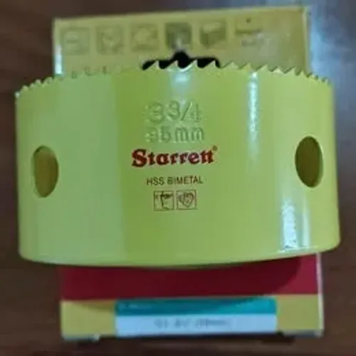 Serra copo STARRETT bi-metal 95mm 3.¾" polegadas Madeira/Metal/PVC/Gesso