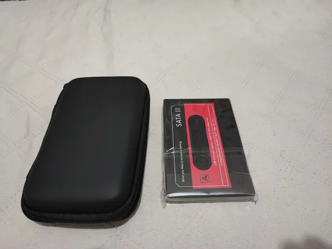 HD Externo 1TB Vintage + estojo com zíper