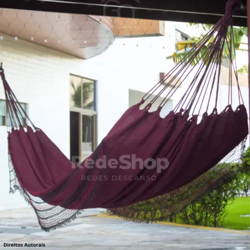 Rede De Descanso Para Casal roxo