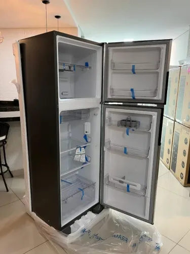 Geladeira inox